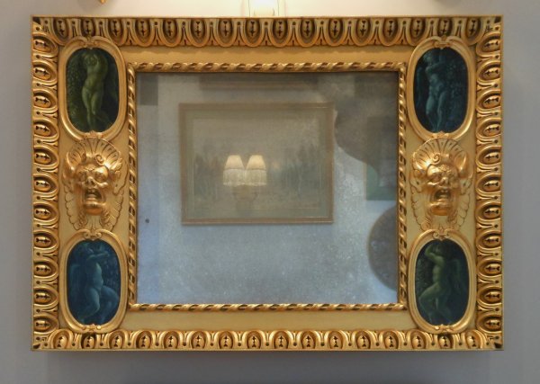 Wall mirror, Renaissance style. 